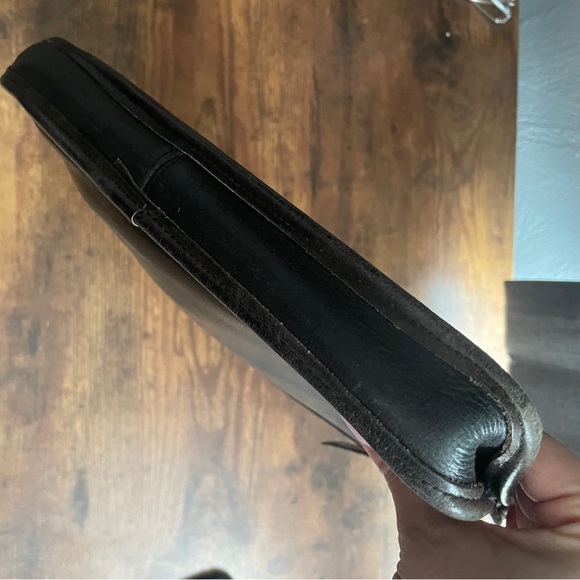 Vintage Coach N9560 Slim Clutch Standard, Black Leather - Picture 7 of 12